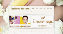 Desktop Screenshot of librarynails.com