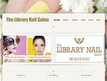 Tablet Screenshot of librarynails.com